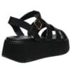 MALENA GLADIATOR FLATFORMS SD78058 BLACK