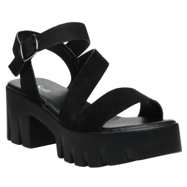 B-SOFT CASUAL HEELS 55314 BLACK
