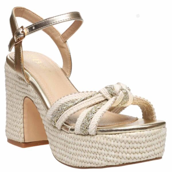 B-SOFT HIGH BLOCK-HEELS 5179-10 GOLD