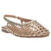 ENVIE WOVEN SLINGBACK BALLET E96-23338 GOLD