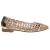 ENVIE WOVEN FLAT BALLET E96-23336 GOLD