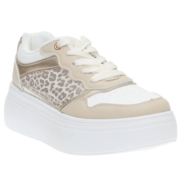 MALENA FLATFORM SNEAKERS SD24021 WHITE