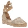 CORINA FLAT ESPADRILLES M6350 GOLD