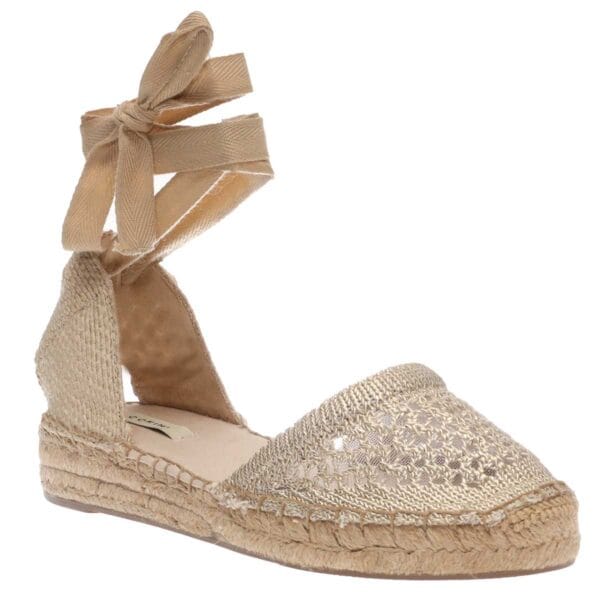 CORINA FLAT ESPADRILLES M6350 GOLD