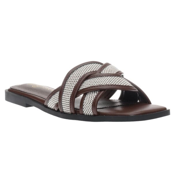 ENVIE FLAT SANDALS E32-23025 BROWN