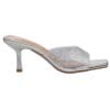 ENVIE SQUARE TOE MULES E43-23147 SILVER
