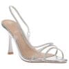 ENVIE VINIL SLINGBACK PUMPS E43-23146 SILVER