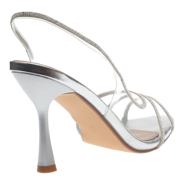 ENVIE VINIL SLINGBACK PUMPS E43-23146 SILVER