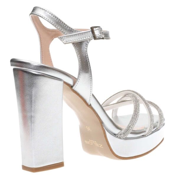 MALENA HIGH BLOCK-HEELS 1137 SILVER