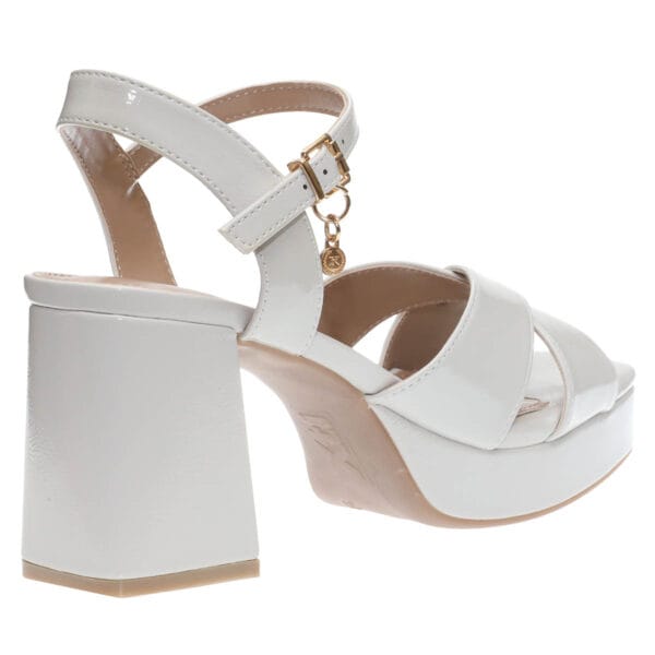 XTI BLOCK HEELS 142356 OFF-WHITE