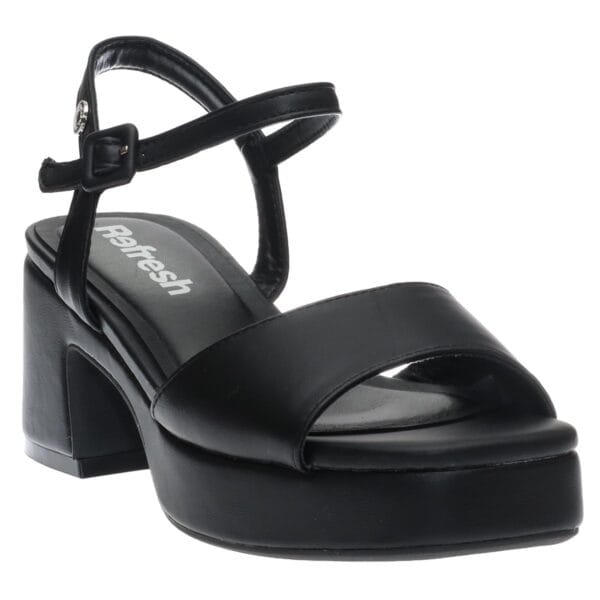 REFRESH BLOCK-HEEL 175251 BLACK