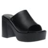 MALENA BLOCK-HEEL MULES SD94135 BLACK