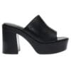 MALENA BLOCK-HEEL MULES SD94135 BLACK