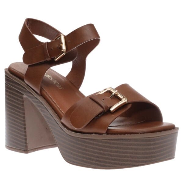 MALENA BLOCK-HEELS SD94133 CAMEL