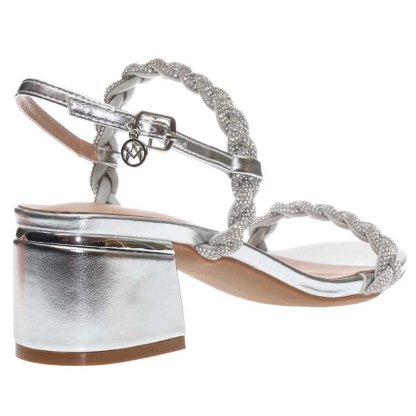 ENVIE MID BLOCK-HEELS E37-23183  SILVER