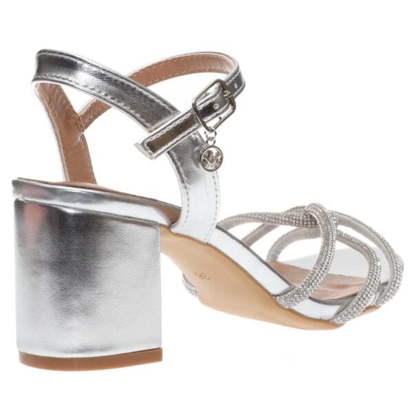 ENVIE BLOCK-HEELS E37-23182 SILVER