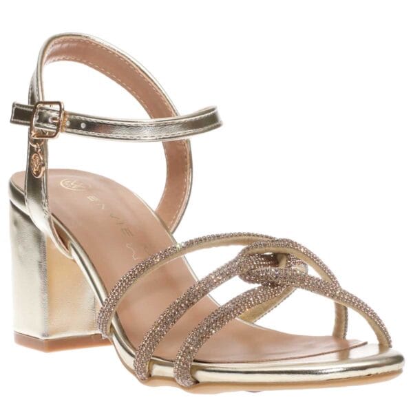 ENVIE BLOCK-HEELS E37-23182 GOLD