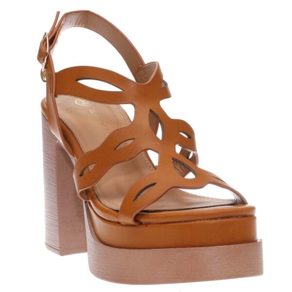 ENVIE HIGH BLOCK-HEELS E37-23187 CAMEL