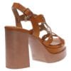 ENVIE HIGH BLOCK-HEELS E37-23187 CAMEL