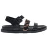 MALENA FLATFORM SANDALS SD94130 BLACK
