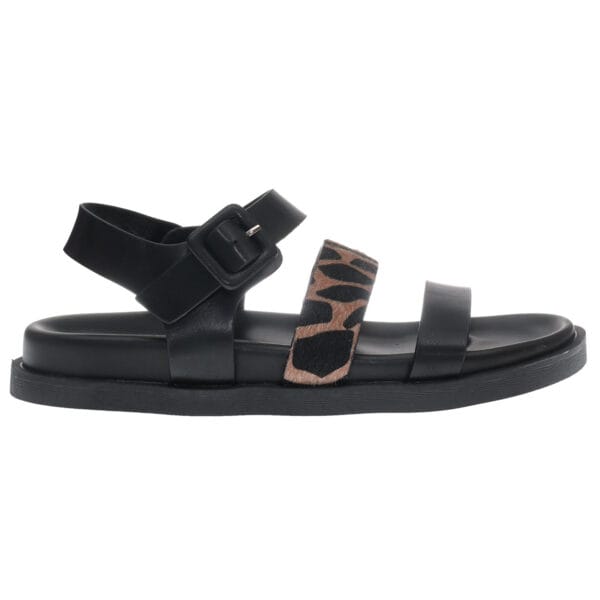MALENA FLATFORM SANDALS SD94130 BLACK