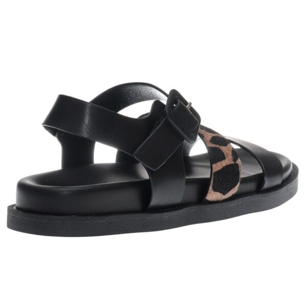 MALENA FLATFORM SANDALS SD94130 BLACK