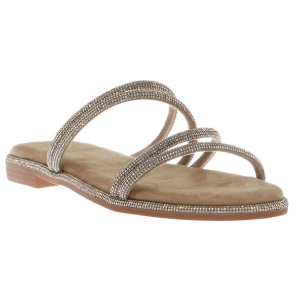 XTI FLAT SANDALS 145107 GOLD