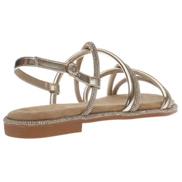 XTI FLAT SANDALS 145106 GOLD