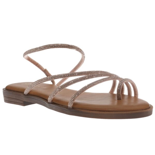 ENVIE FLAT SANDALS E96-23303 ROSE-GOLD