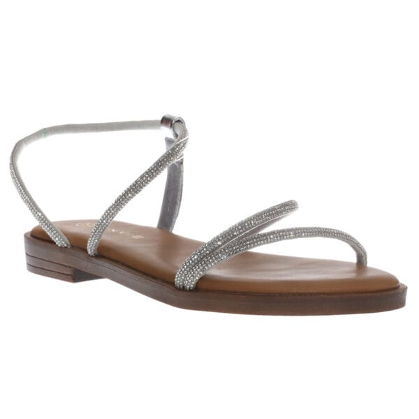 ENVIE FLAT SANDALS E96-23302 SILVER