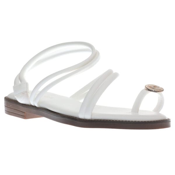 ENVIE FLAT SANDALS E96-23330 WHITE