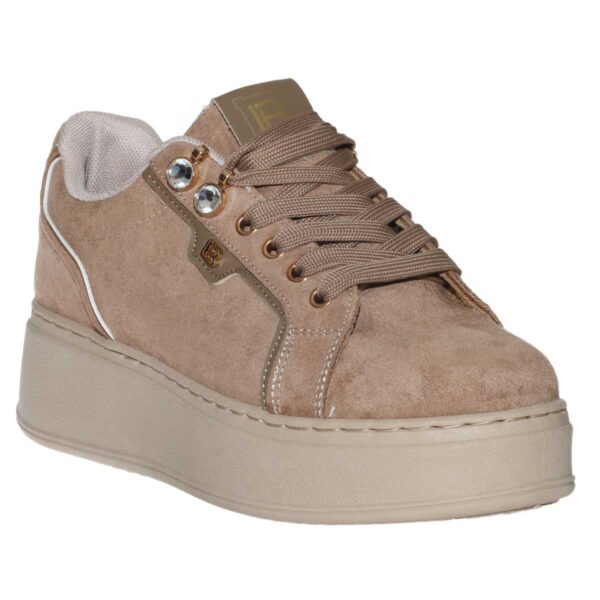 SM_R8820 LAURA BIAGIOTTI FLATFORM SNEAKERS 9819 BEIGE