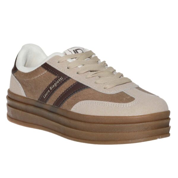 SM_R8824 LAURA BIAGIOTTI LOW-TOP SNEAKERS 9805 BEIGE