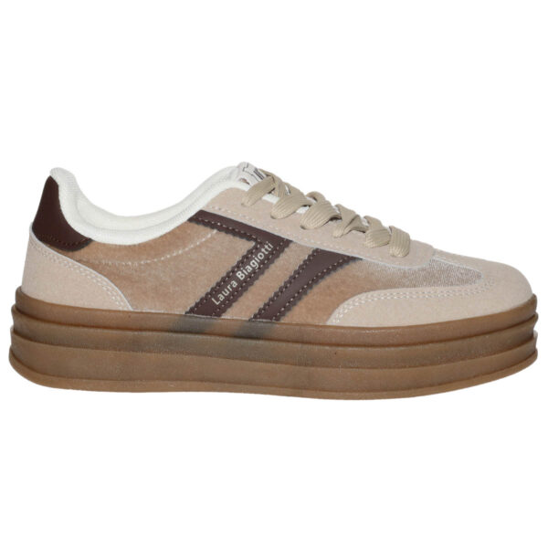 SM_R8825 LAURA BIAGIOTTI LOW-TOP SNEAKERS 9805 BEIGE