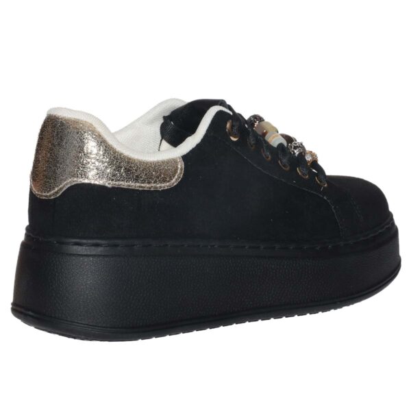 MALENA FLATFORM SNEAKERS 28012 BLACK