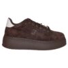 LAURA BIAGIOTTI FLATFORM SNEAKERS 9820 BROWN