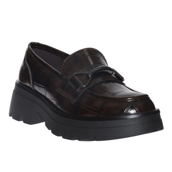 B-SOFT COMFORT CHUNKY LOAFERS 18032 BROWN