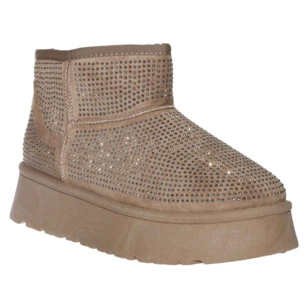 MALENA FUR BOOTIES 07050 BEIGE