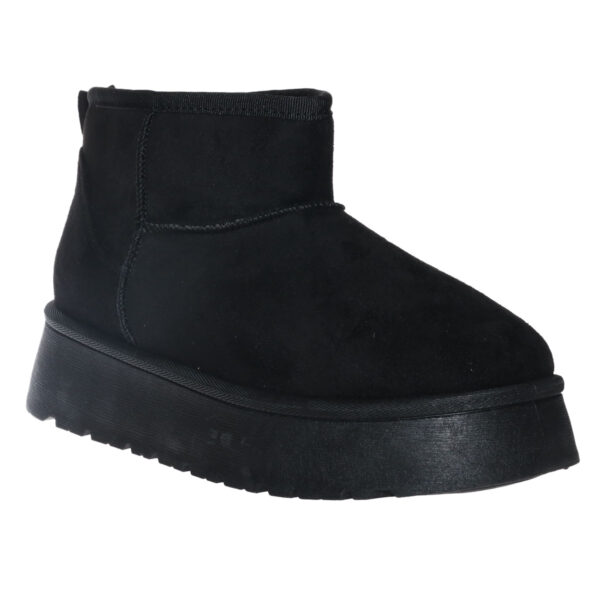 MALENA FUR BOOTIES 07026 BLACK
