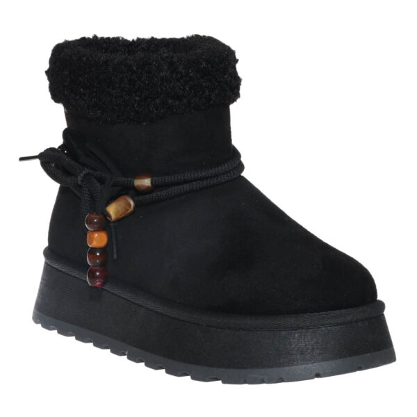 MALENA 3/4 FUR BOOTIES 28013 BLACK