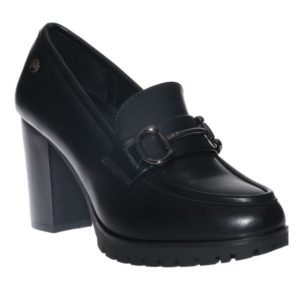 MALENA HIGH-HEEL LOAFERS 57058 BLACK