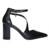 ENVIE BLOCK-HEEL POINTY PUMPS E45-24277 BLACK