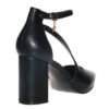 ENVIE BLOCK-HEEL POINTY PUMPS E45-24277 BLACK