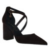 ENVIE BLOCK-HEEL POINTY PUMPS E45-24444 BROWN