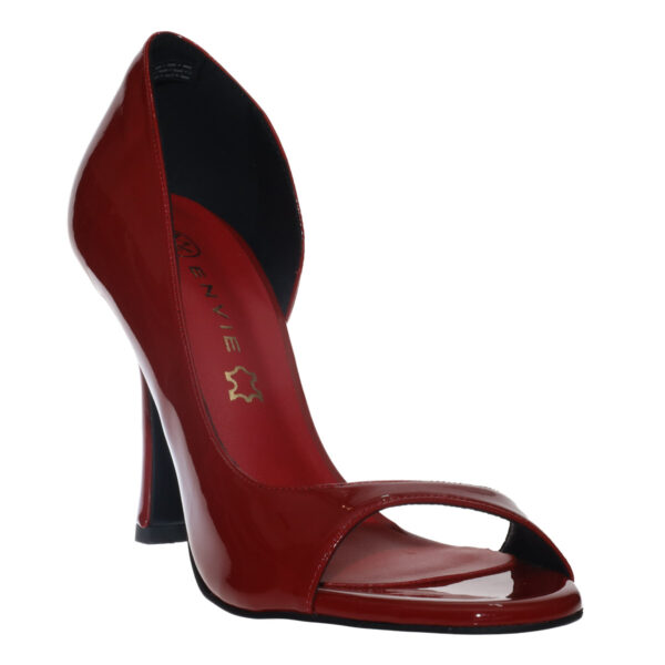 ENVIE PEEP-TOE PUMPS E02-24721 RED