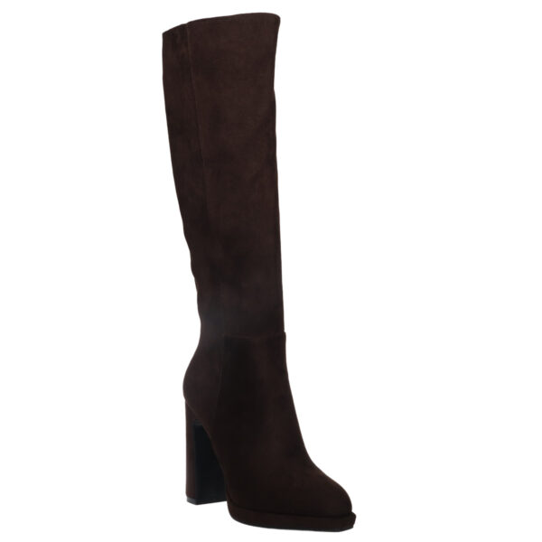 ENVIE HIGH BLOCK-HEEL BOOTS E45-22412 BROWN