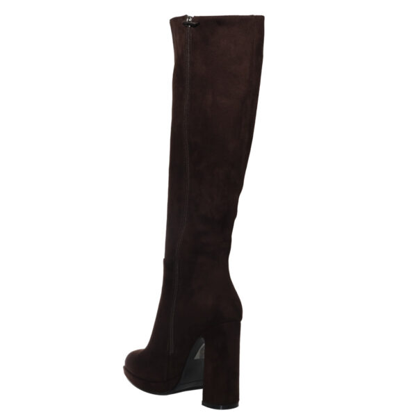 ENVIE HIGH BLOCK-HEEL BOOTS E45-22412 BROWN
