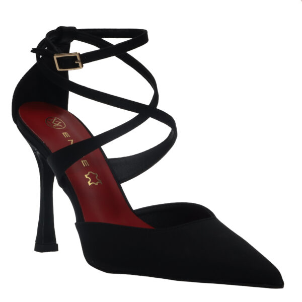 ENVIE SLINGBACK POINTY PUMPS E02-24717 BLACK