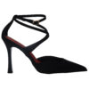 ENVIE SLINGBACK POINTY PUMPS E02-24717 BLACK