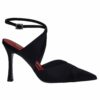 ENVIE SLINGBACK POINTY PUMPS E02-24752 BLACK